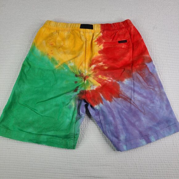 Gramicci Tie Dye Cotton Size M Festival Hippie Pockets Belted Unisex - Picture 9 of 10